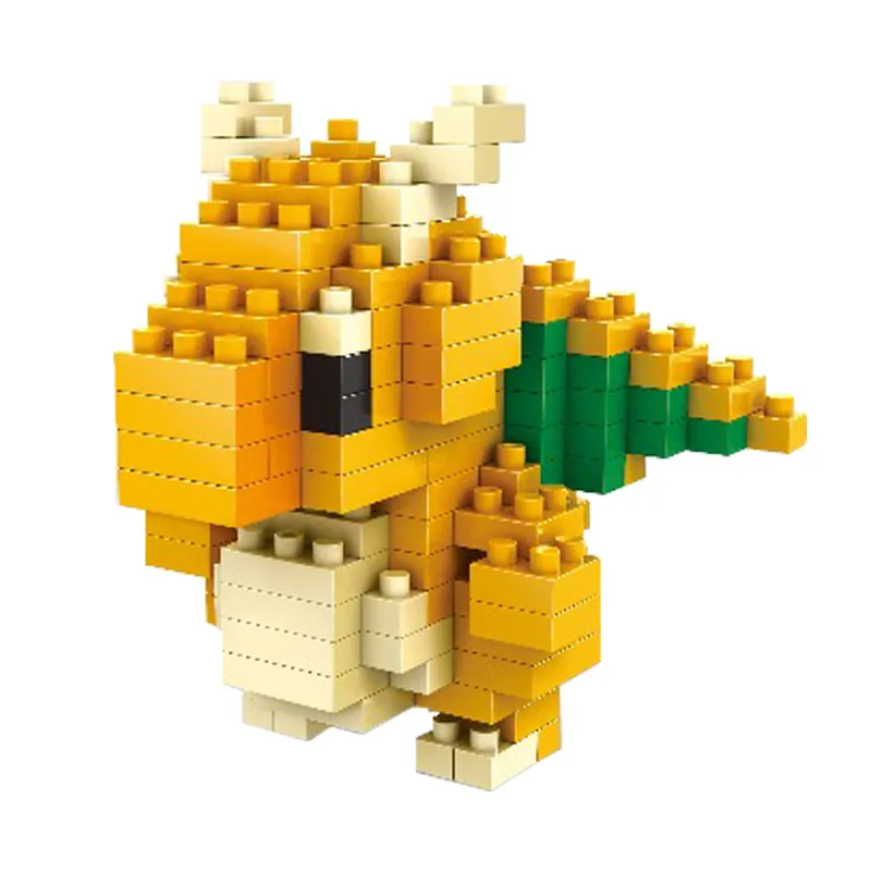 Koop Cartoon Hot Weagle kleine diamanten bouwstenen kinderen verzamelde speelgoed groothandel Dragonite Set Educatief Baksteen Gift