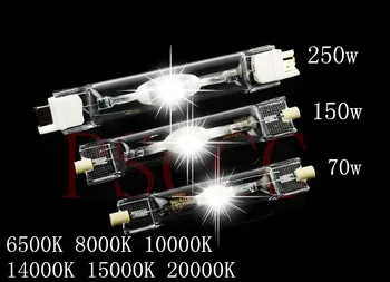 

Aquarium lighting metal halogen bulb 70W 150W 250W 6500K 10000K 15000k metal halogen lamp gallbladder 20000k color temperature