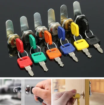 

16mm Cam Lock for Door Cabinet Mailbox Drawer Cupboard Letter Box Locker 2 Keys