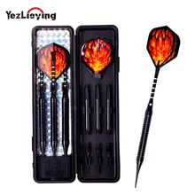 3 шт./кор. высокого качества Профессиональные Дартс 18 г сталь, медь, алюминиевый вал мягкий наконечник Дартс игрушки для бросок на полеты Дартс