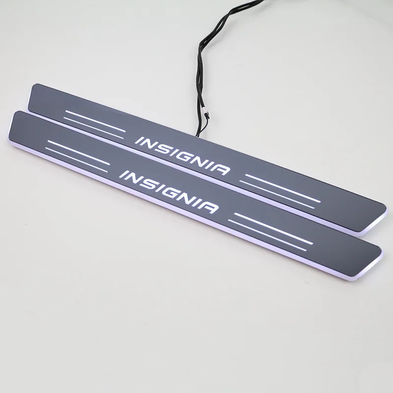  SNCN Trim Pedal LED Car Light Door Sill Scuff Plate Pathway Dynamic Streamer Welcome Lamp For Opel  - 32875759133