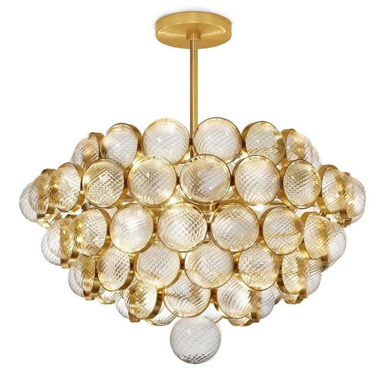 

Modern creative Pendant light Dia.80cm gold plating metal body globe lampshade 3W E14 LED lamp art droplight Living room shop