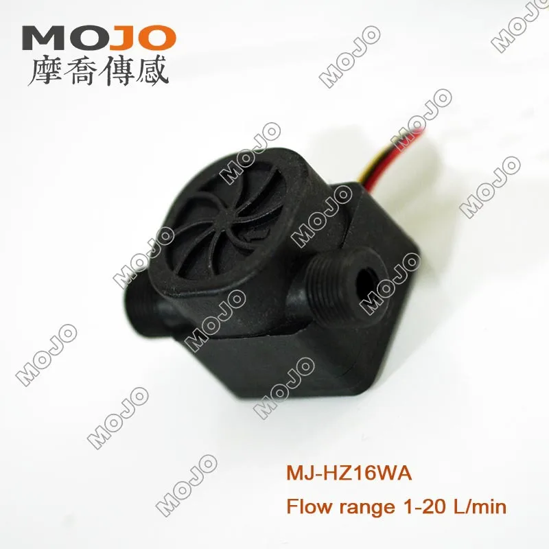 MJ HZ16WA пластиковый датчик расхода воды G3/8 &quotДатчик потока с наружной резьбой 0 5 20
