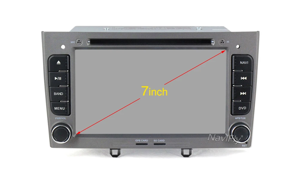 Cheap NaviFly Android 7.1 Car dvd player for Peugeot 308 Peugeot 408 with GPS Navi 4G WIFI 1024*600 BT DVR Camera 1080P video RDS 12