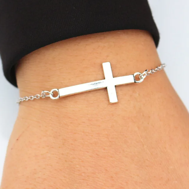 Bracelet Jewelry Vintage Charm Bracelets For Men Women Bangle Cross Heart Handcuff Bird Love Peace Eye Link Wrap Chain