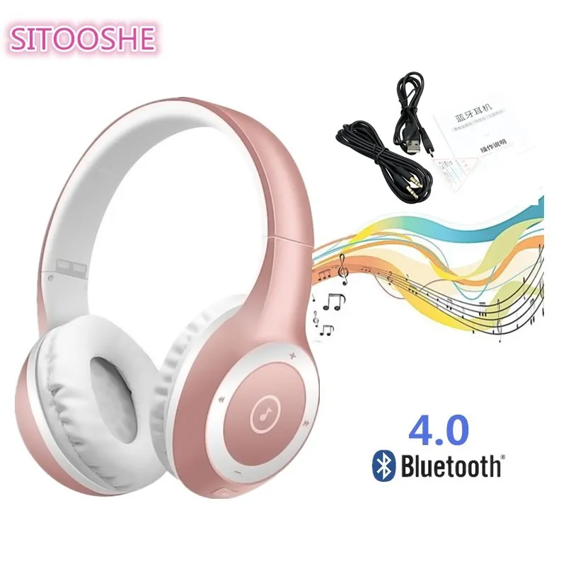 

Bluetooth Headphone Active Noise Cancelling Wireless Headset with Microphone Support TF Card Headphones for iPhone Xiaomi Phones