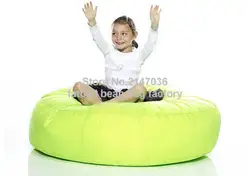 Зеленый мешок бобов стул-открытый beanbag кресло, гостиная домашняя мебель, диван-сиденье