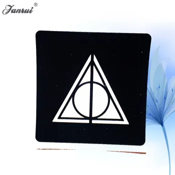 

Geometry Triangle Hollow Tattoo Stencils Women Body ART Painitng For Airbrush Makeup Tools Tattoo Template Stickers AG137