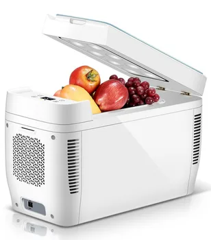 

11L Dual Core Vehicle/Household Use Refrigerator Mini Refrigerator Refrigeration Refrigeration Small Refrigerator Dual Use