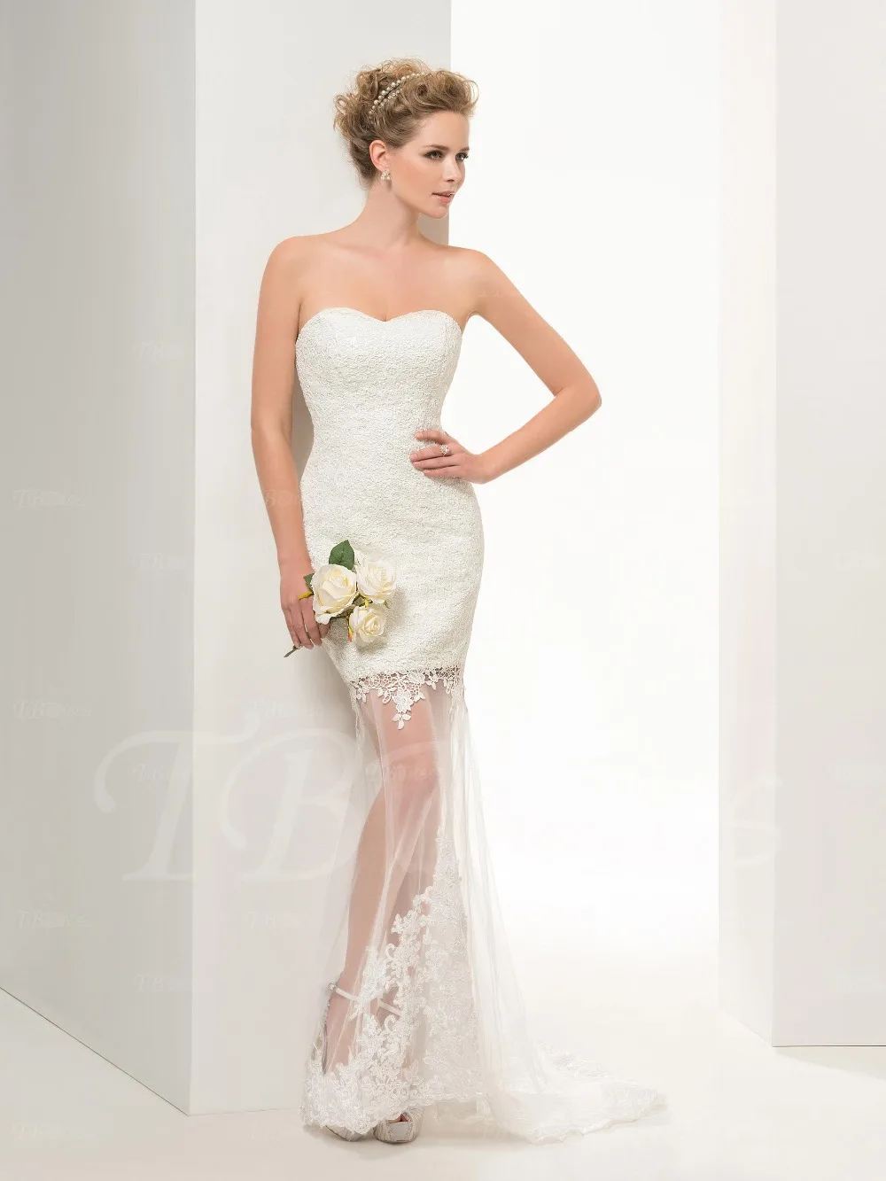 2016 new Slim package hip Bra lace trailing simple prom dress party