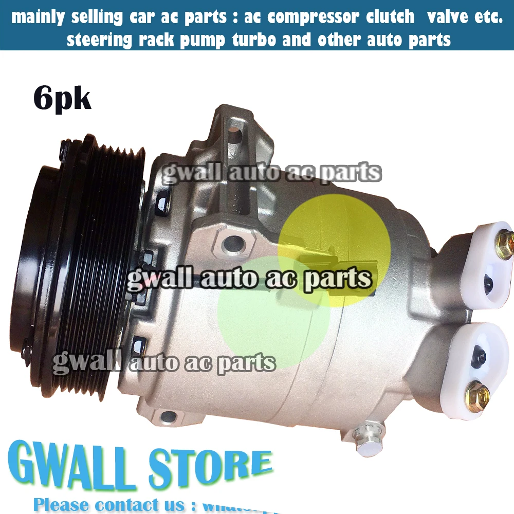 

Air conditioning Compressor For Car Nissan Teana 2.0 6 Grooves Fast Delivery