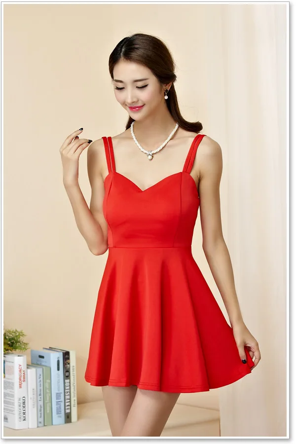 F~ 4XL бренд плюс размер сексуальное Клубное платье Vestido Лето Мода большой красный без рукавов без спинки вязать стрейч вечерние мини Ночной халат