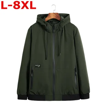 

NEW Arrival Mens Jacket and Coats High Quality Men Brand Jacket Oversized Spring Autumn Jacket Male size 8XL 7XL6XL Windbreaker