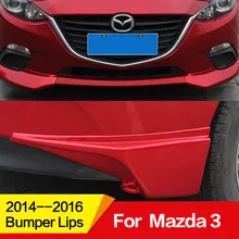 Использовать для Mazda m3 бампер губы год Мазда 3 PP пластиковый комплект кузова бампер губы спойлер Спорт