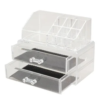 

Acrylic Transparent Cosmetic Organizer Drawer Makeup Case Storage Insert Holder Jewel Box 18.8 x 10 x 5.7cm