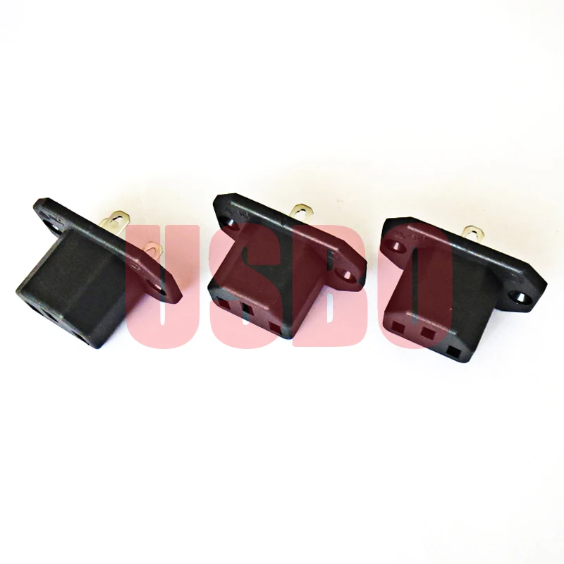 Male And Female Copper AC Plug For Battery Car 3 Pin 3 Core Charging