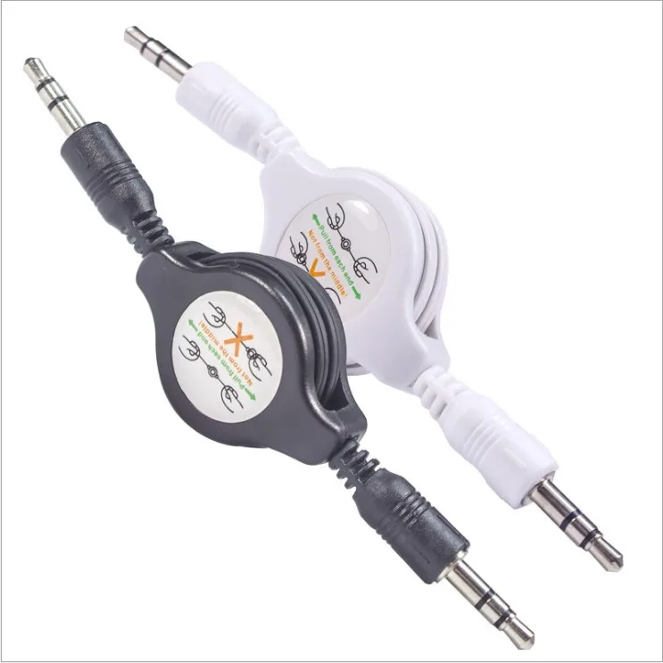 3.5mm Male to Retractable Earphone Extension Cable Audio Cord | Электроника