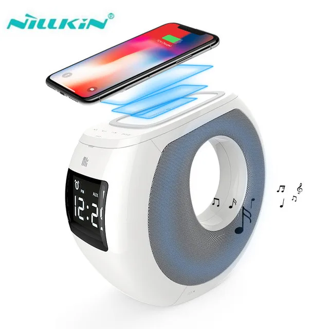 Многофункциональное Беспроводное зарядное устройство Nillkin qi + bluetooth колонки