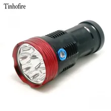 Tinhofire 9T6 15000 lumens LED flashlamp 9 x CREE XM-L T6 LED Flashlight Torch For Camping Hiking Hunting Work Lamp