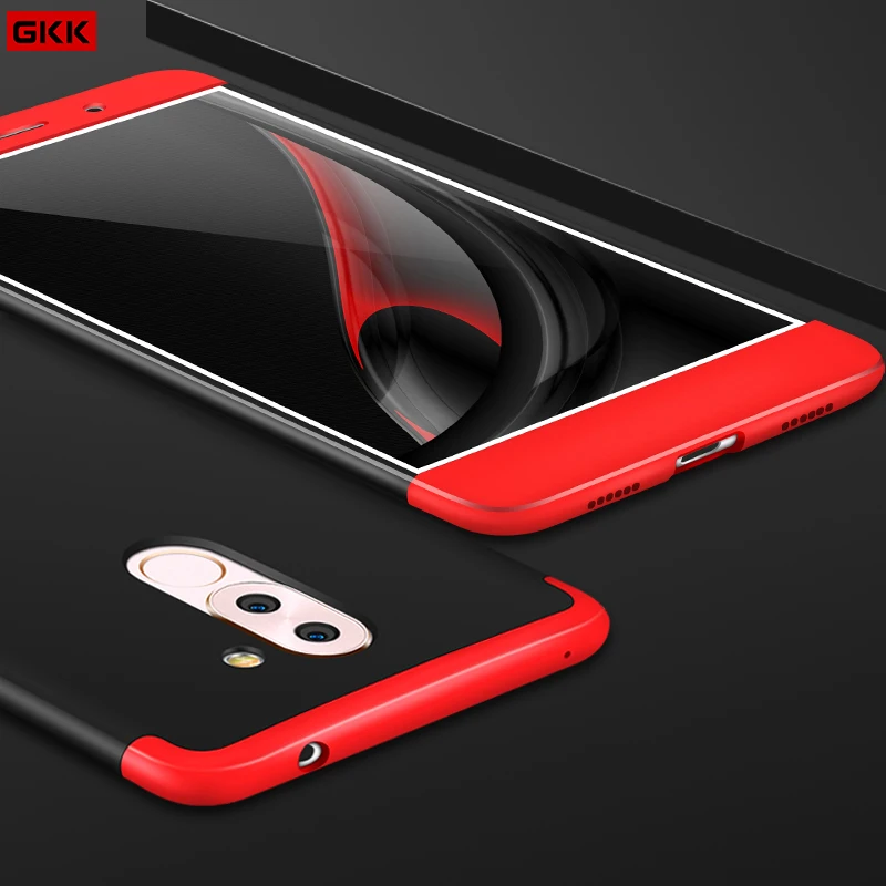 GKK Honor 6X Double Dip Armor Pouzdro na telefon pro Huawei Honor 6X Pouzdro Tenké GR5 2017 BLL-L21 Mate 9 Lite Kryt telefonu Matný Pouzdra