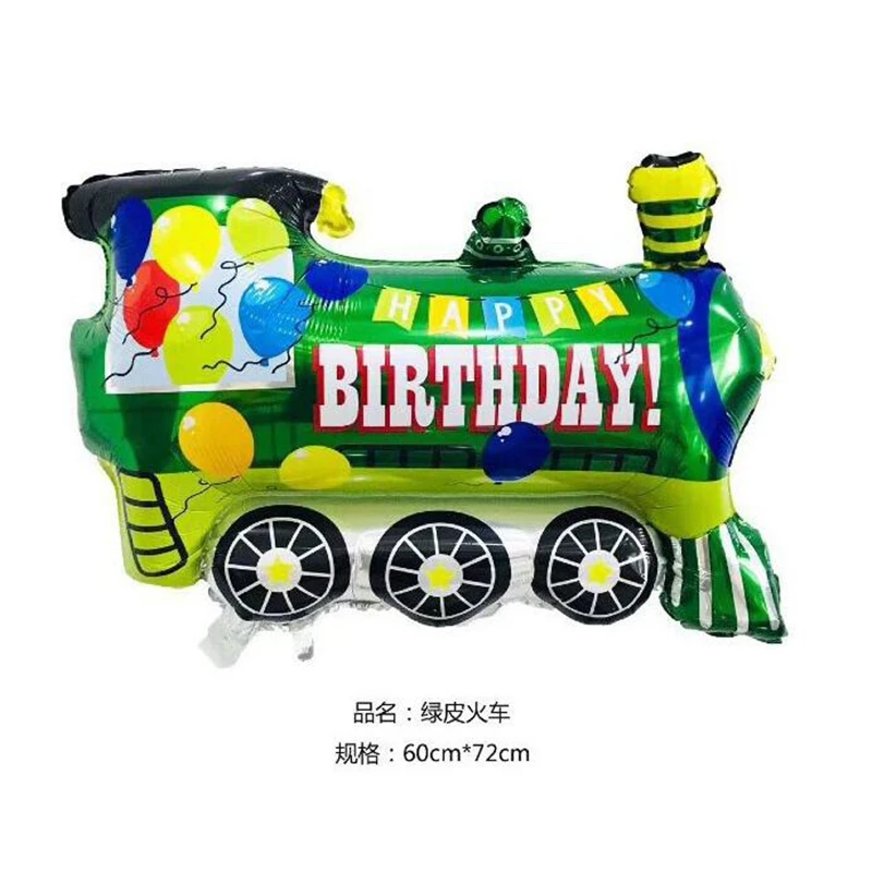 1 шт большой игрушечный автомобиль воздушный шар из фольги детский душ мальчик Танк скорая помощь автобус пожарная машина День рождения украшение поезд воздушный шар в виде машинки