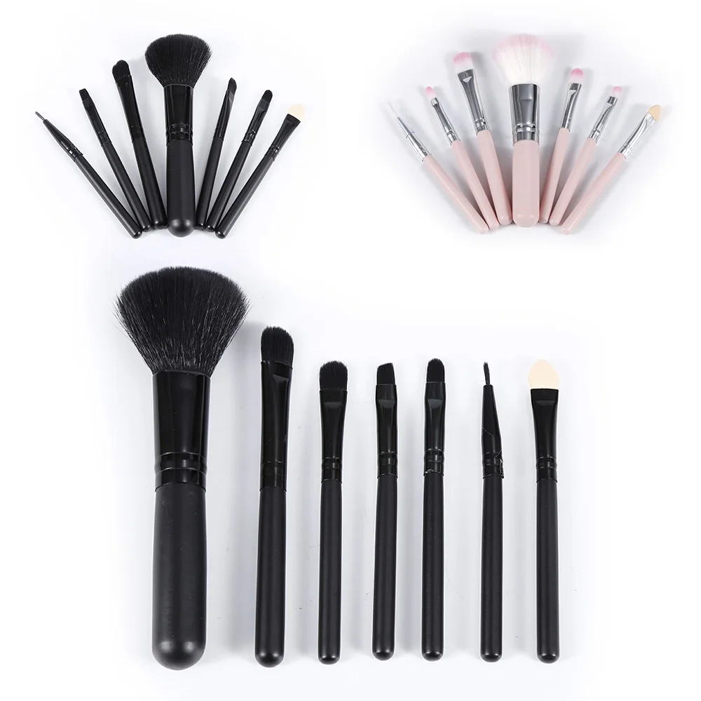 

ELECOOL 7pcs Makeup Brushes Set Eyeliner Lip Powder Foundation Blush Soft Nylon Hair Make up Beauty Cosmetics maquiagem