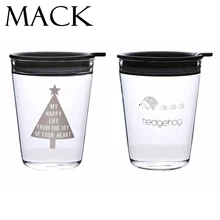 MACK Guten Morgen Glasbecher HBG Frühstück Tumbler Mit Kunststoffdeckel Salat Haferflocken Tassen MCG042