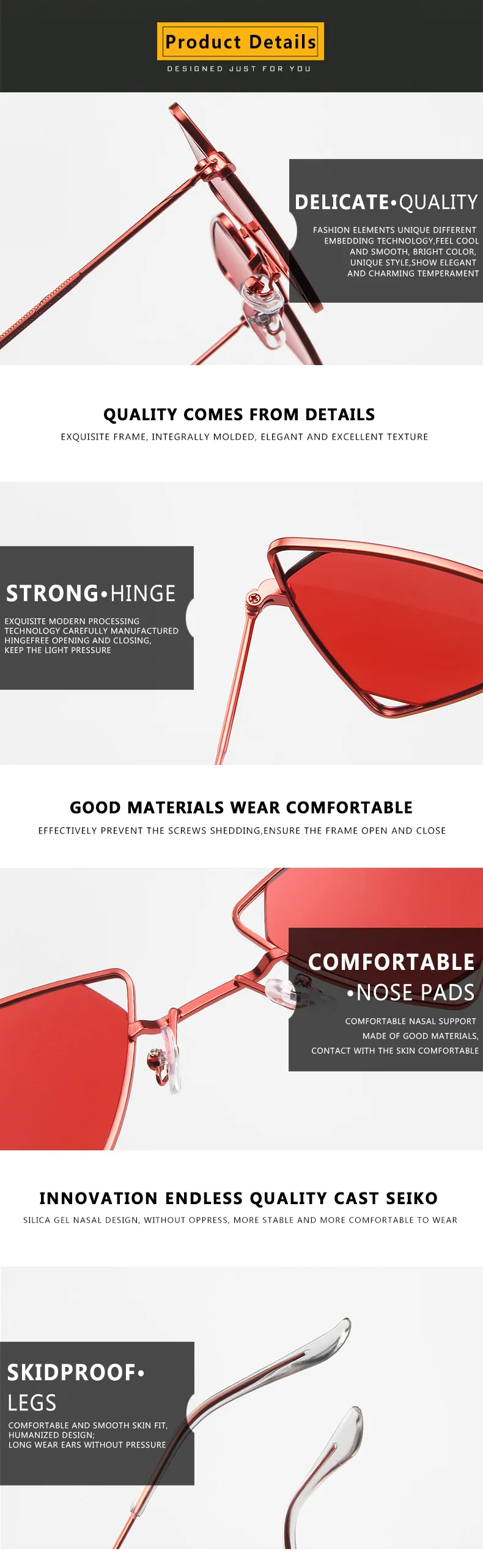 Металлические трендовые треугольные солнечные очки для женщин и мужчин, винтажные брендовые дизайнерские солнцезащитные очки, женские очки в стиле панк, женские очки UV400