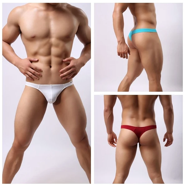 

Brave Person Men Fashion Sexy Briefs Bikini gay low rise Smooth Spandex Underwear Beachwear