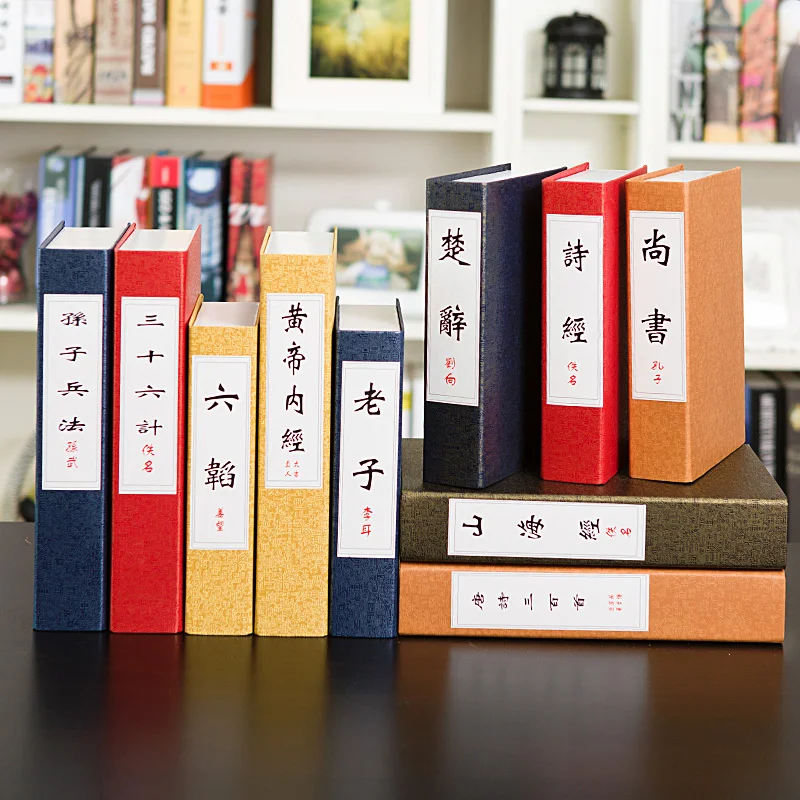 الزمن القديم! الكلاسيكية تحفة الدعائم الكتاب دراسة استوديو الصينية خزانة الحلي وهمية كتاب الصينية نمط الزخرفية نوع