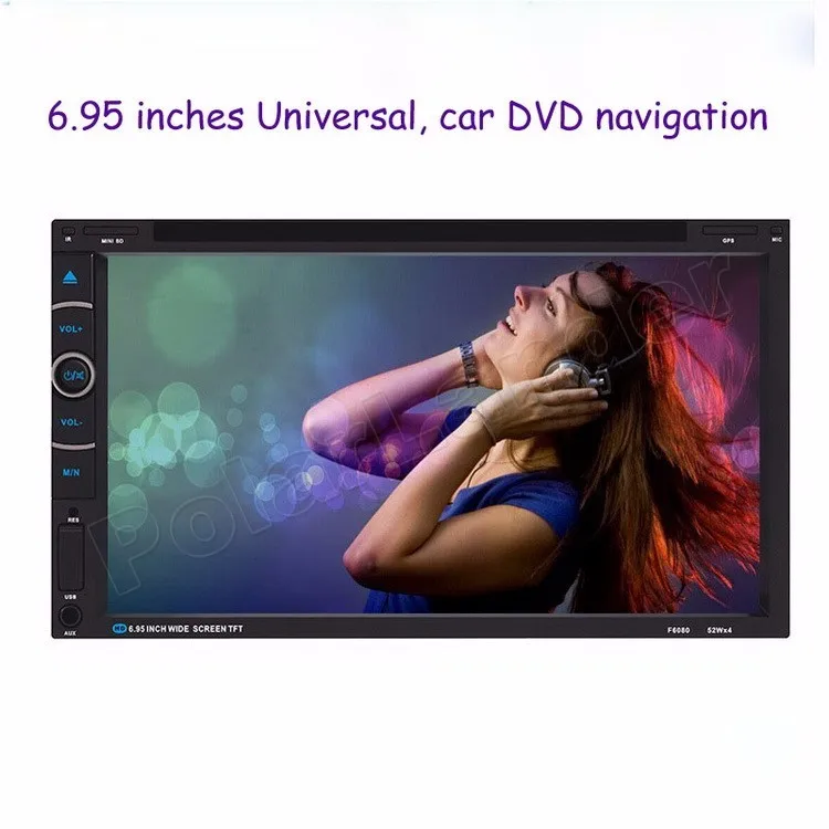 Flash Deal Support AM FM RDS 2 DIN Car DVD Player MP4 MP5 Touch Screen Bluetooth TF Auxin 6.95