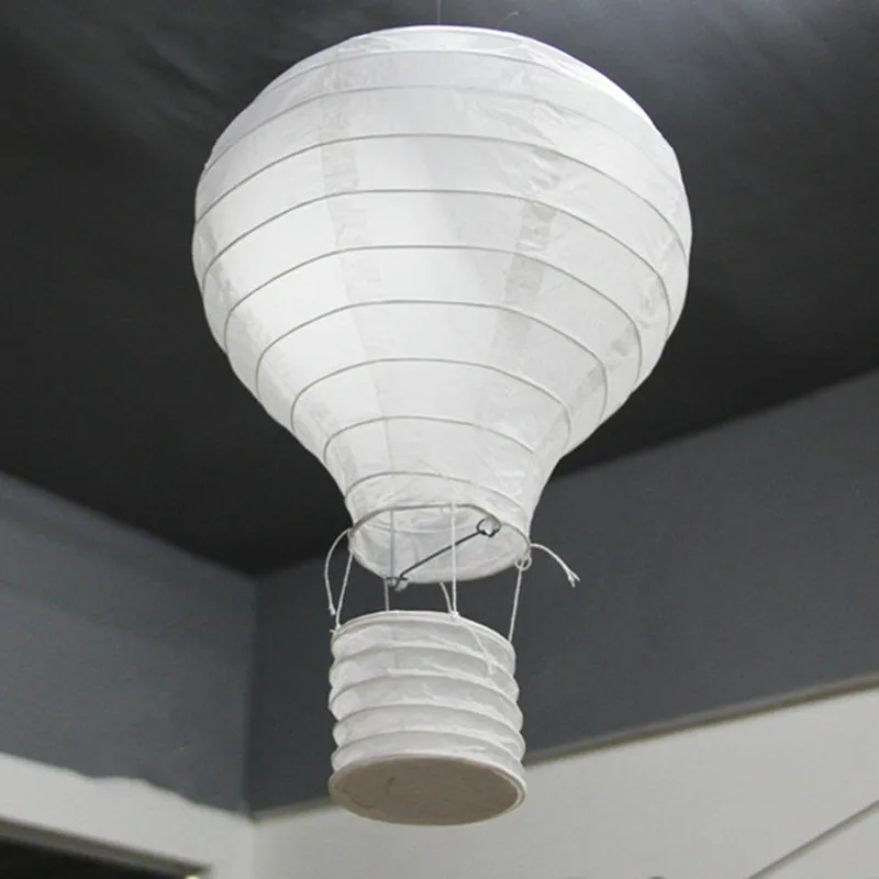 

New (4 Size) White Hot Air Balloon Paper Lantern Chinese Wishing Lantern Wedding Decorations Kid's Birthday Party Home Supplies