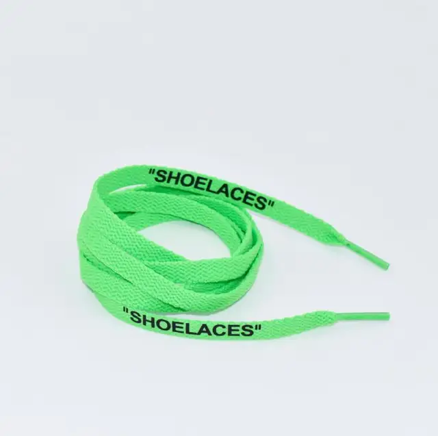 New Arrival Shoelace/Supreme Letter Print Shoelace Cotton Flat Shoe Laces 120cm/140cm Sport