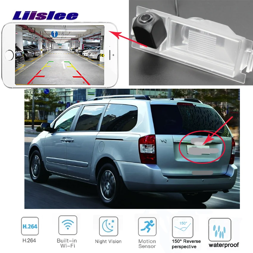 LiisLee для KIA VQ (Китай) 2008 ~ 2013 Sedona 2006 2014 HD резервная парковочная камера заднего