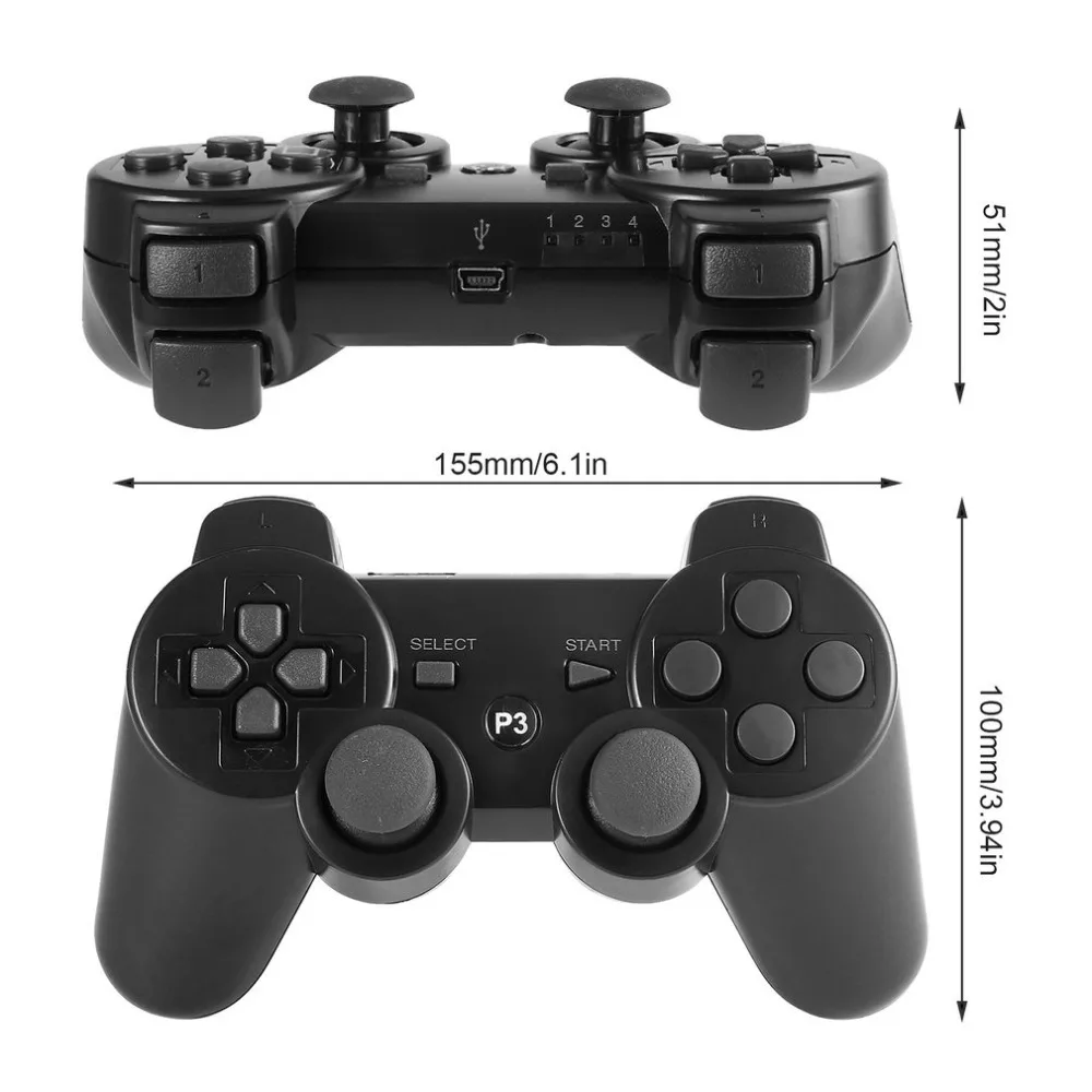 Waterlowrie SIXAXIS Беспроводной Bluetooth геймпад для SONY PS3 Playstation 3 игровой контроллер