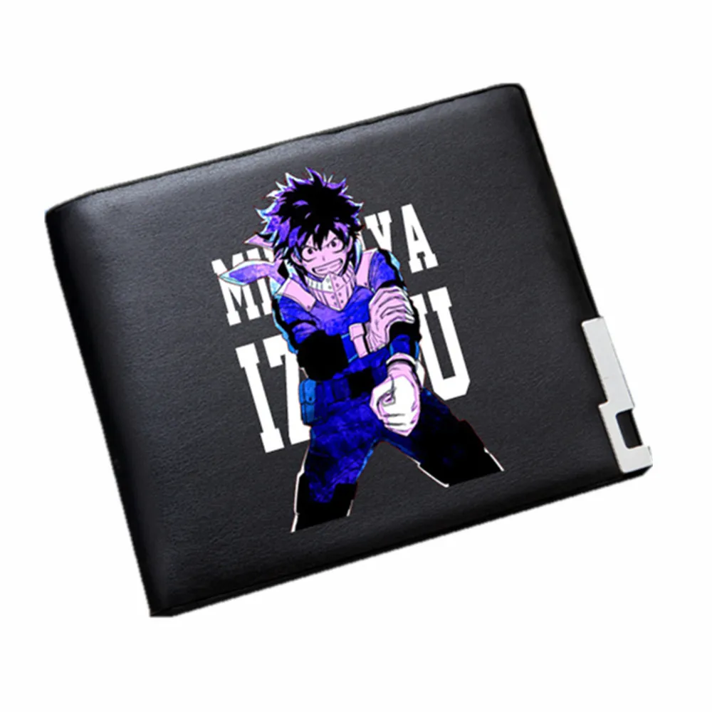 Длинный кошелек унисекс с аниме «Мой герой» из искусственной кожи Bakugou Katsuki ID Card Holder, Подарочный клатч для монет