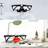 Soportes de gafas de sol con forma de bigote para salpicadero de coche, Clip con funda, montura para gafas, adornos para Interior de coche, accesorio de decoración para automóvil ► Foto 3/6