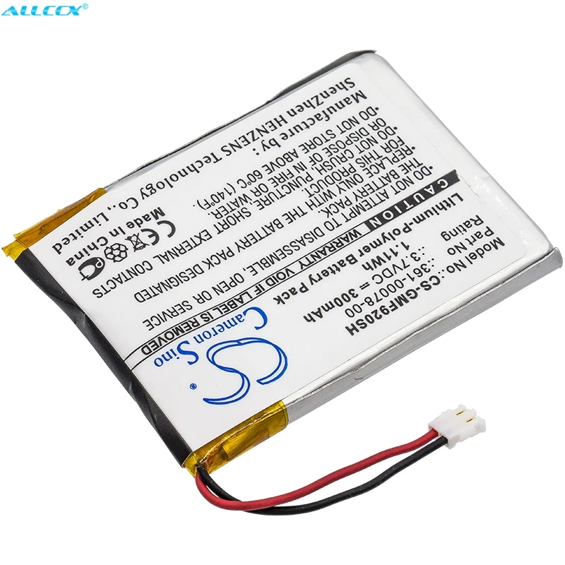 Аккумулятор Cameron Sino 300mAh 361-00078-00 для Garmin Forerunner 920XT