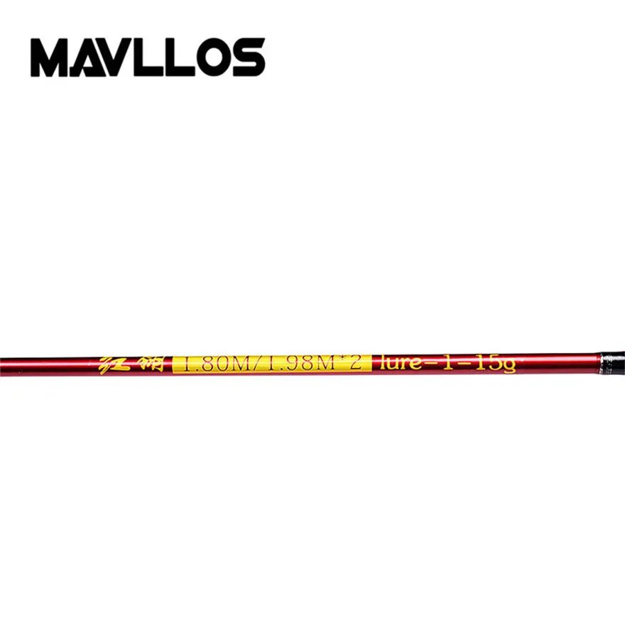 Mavllos,, Ul 2 наконечника, спиннинговое удилище, 1,8 м/1,98 м, вес приманки 1-15 г, сверхлегкая Удочка из углеродного волокна для ловли карпа