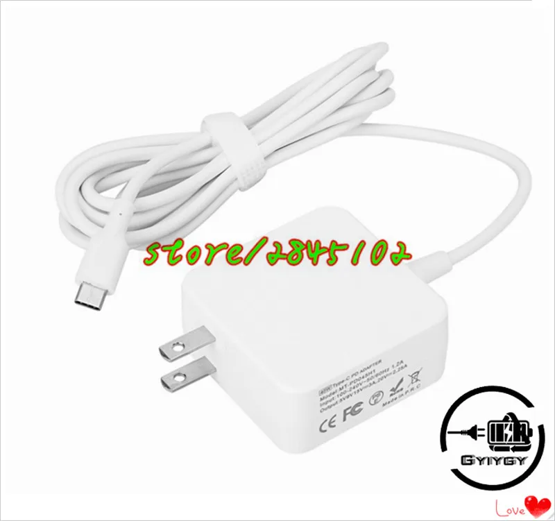 161201-01 ноутбук usb type-C адаптер питания 20 V 2.25A зарядный кабель type-C для Xiaomi ML, forLENOVO, для hp AIR 13,3 ноутбука air