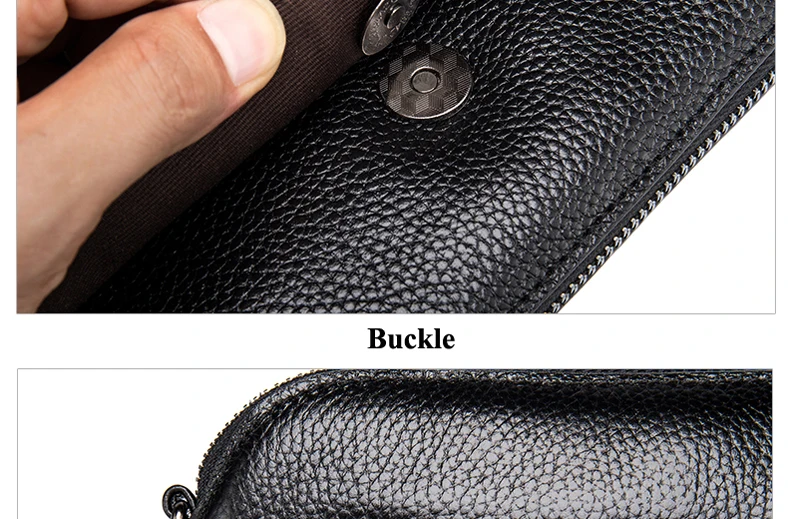 Lomelobo HBL6113 Details (06) Simple Women's Genuine Leather Messenger Bags