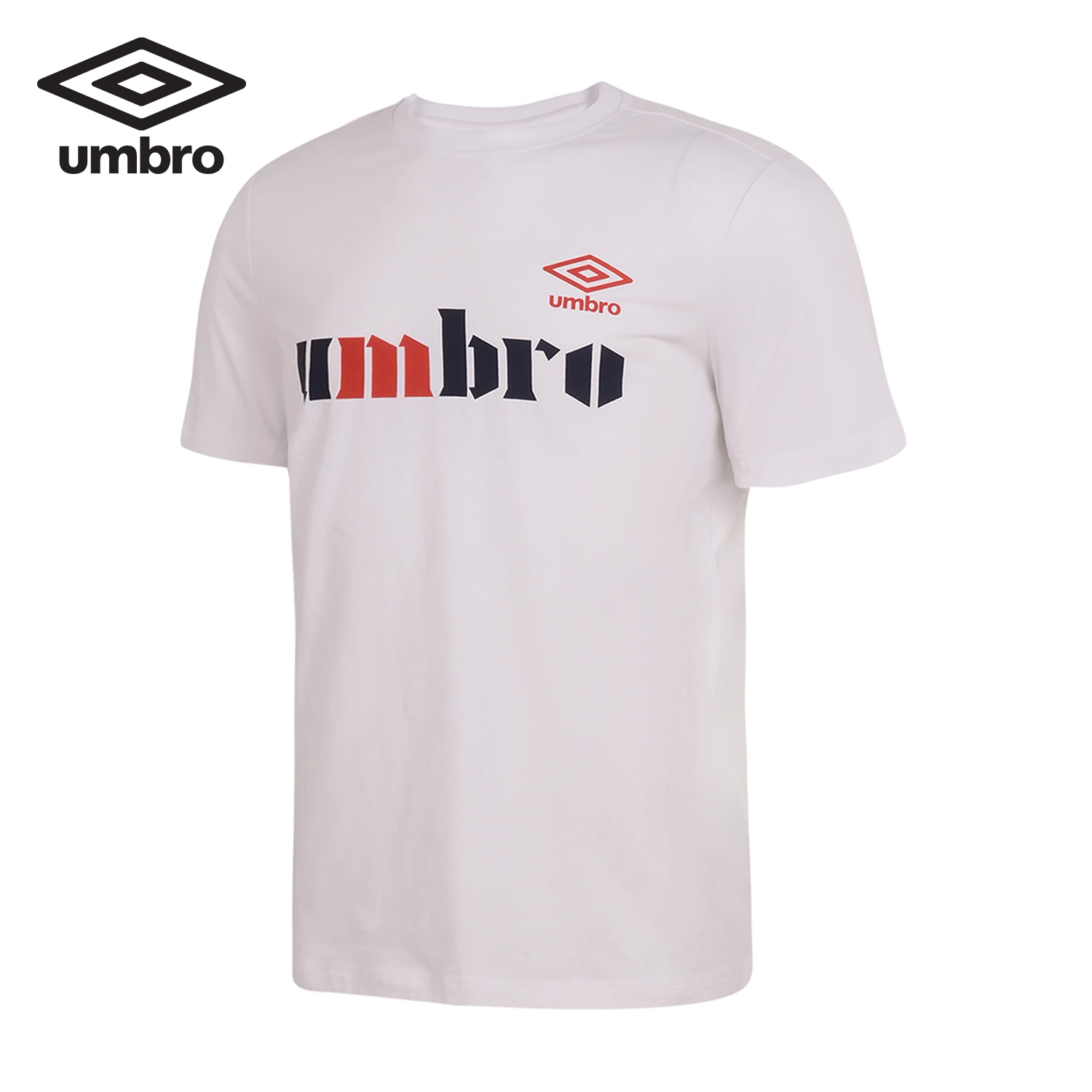 Мужская спортивная рубашка Umbro хлопковая дышащая с короткими рукавами лето