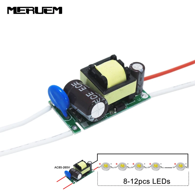 Светодиодный трансформатор 5 шт./лот 8 12 Вт для E27 GU10 9 10 11 Вт|led light strips battery powered|led