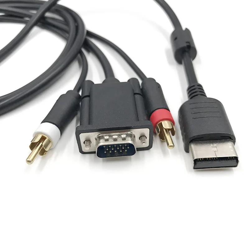 Для SEGA Dreamcast DC VGA Высокое разрешение кабель RCA Звуковой адаптер HD коробка PAL NTSC для