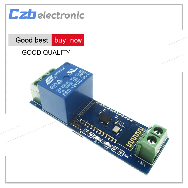 

Bluetooth Relay Module Remote Control Switch 12V IOT Wireless Module