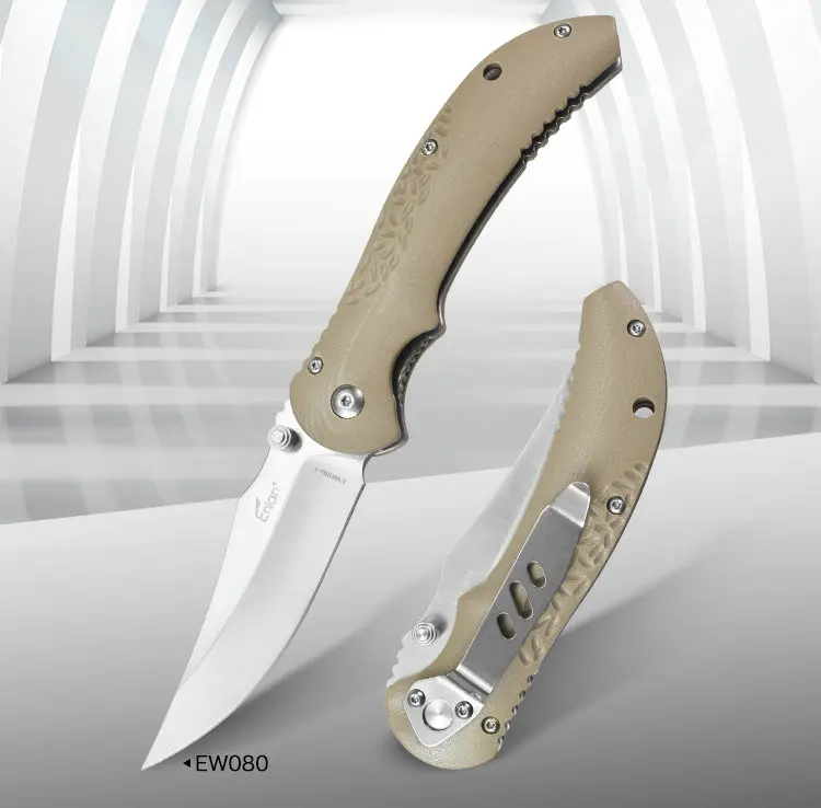 

ENLAN Survival Knife Tactical Camping Knives Folding knives 8cr13mov Blade G10 Handle 58Hrc, Outdoor EDC Tools Dropshipping