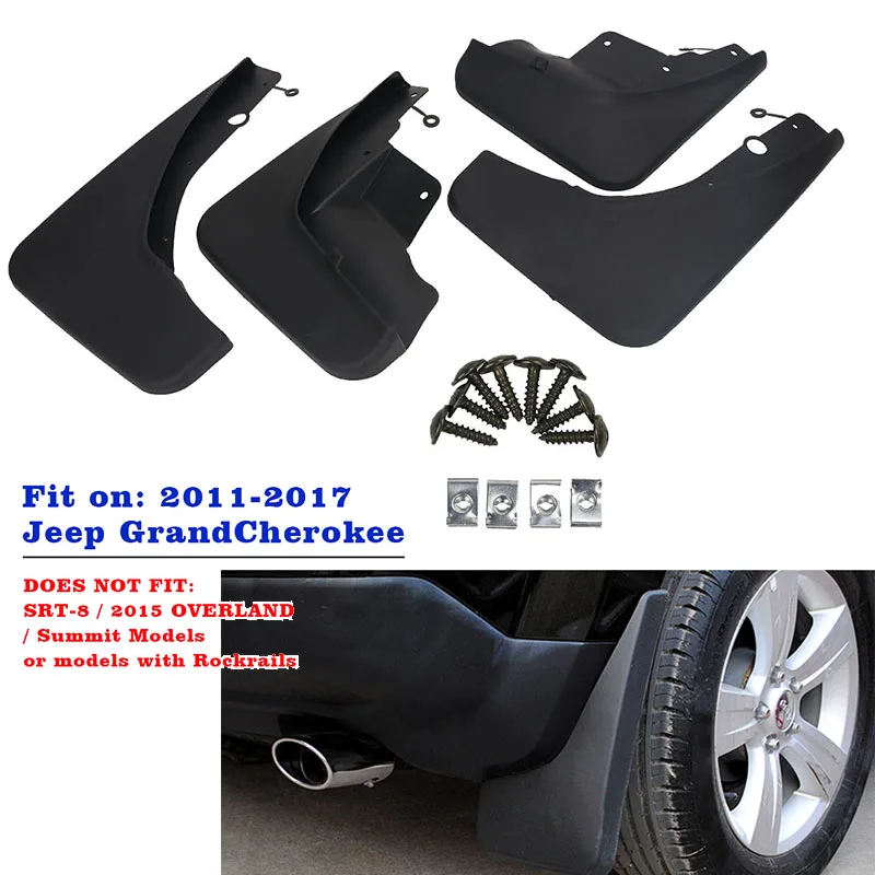 Front Rear Mudguards Mud guards Mudflaps Fender Splash Guards For Jeep