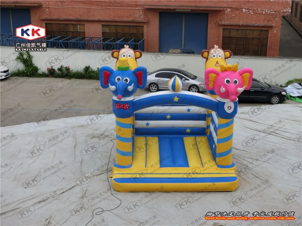 inflatable cartoon elephant bouncer house inflatable outdoor toys customized inflatable jumping trampoline for school playground