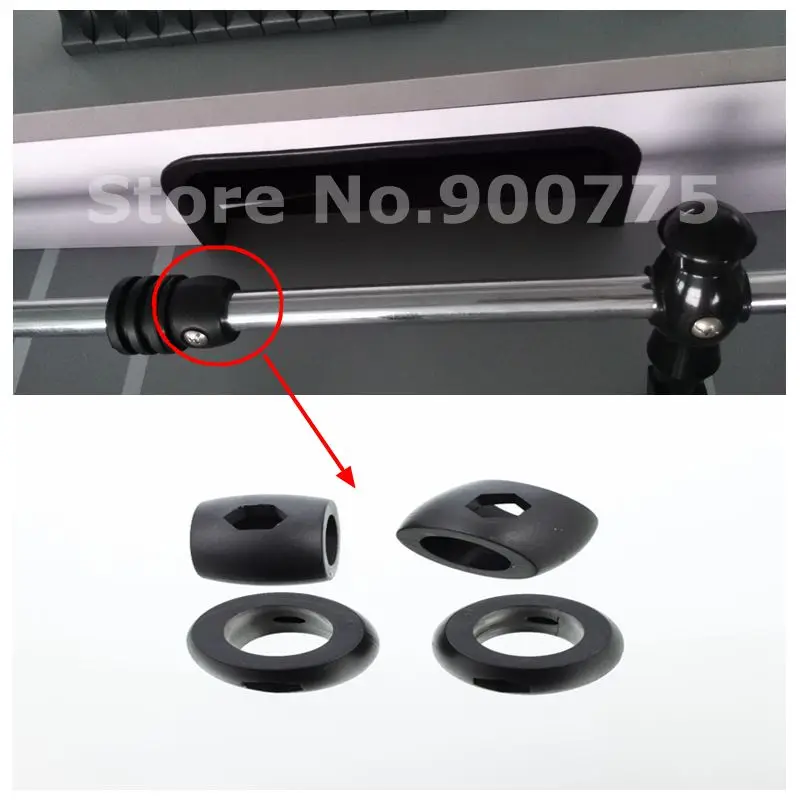 Foosball Parts Indoor Sports 5/8" Standard Soccer Game 4 pcs Goalie Rod stop Ring Table Accessaries ABS soccer Game parts AI-01F