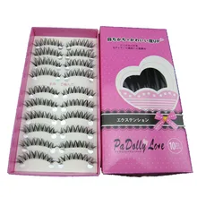 Для вечерние и ежедневного использования Большая распродажа! OutTop японский стиль Черный 10 пар высококачественные ресницы Косметика Инструменты X6 3,5 25